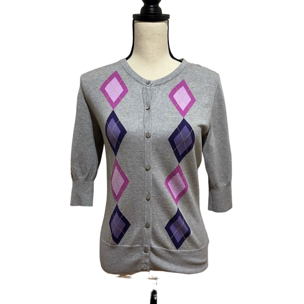 Merona Gray Cardigan Sweater size s